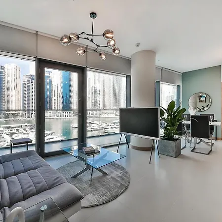 Luxurious 2Br Apt With Panoramic Marina View Dubai Exterior photo