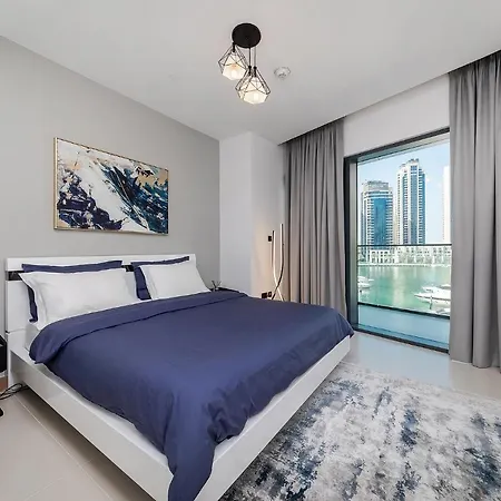 Luxurious 2Br Apt With Panoramic Marina View Dubai Exterior photo